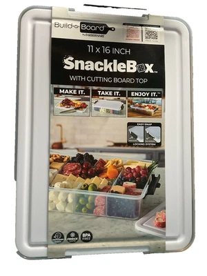 FARBERWARE LARGE BUILD A BOARD CHARCUTERIE CUTTING BOARD SERVING TRAY  11 X 16 - Image 1 of 3