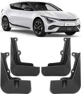 Genuine Front & Rear Splash Guards Mud Flaps For 2022-2025 Kia EV6 GT / GT-Line - Picture 1 of 8