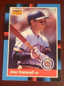 1988 Donruss MVP #BC-11 Alan Trammell SS Detroit Tigers    ***40% off 2+ - Picture 1 of 2