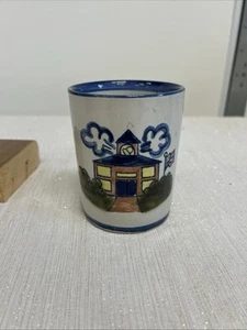 Louisville Steingut Stiftehalter beschriftet "FCEA" - Bild 1 von 7