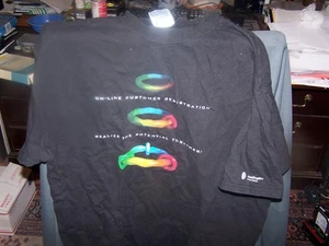 Silicon Graphics Online Customer Registration Black T-Shirt Size XLarge - Picture 1 of 1