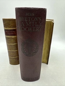 Mrs Beeton’s Family Cooking - Vintage - Partial Leather! - Picture 1 of 19