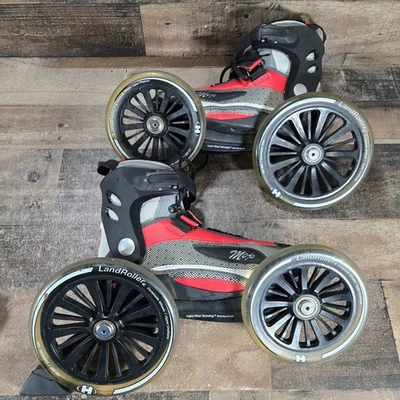 Land Roller Mojo Skates Red Black Great Condition Size 7 Mens Or 8 Women's - Image 1 of 4