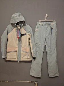 Vector Ski And Snowboard Jacket And Pants Set Size XS, Blue & White - NWT - Picture 1 of 18
