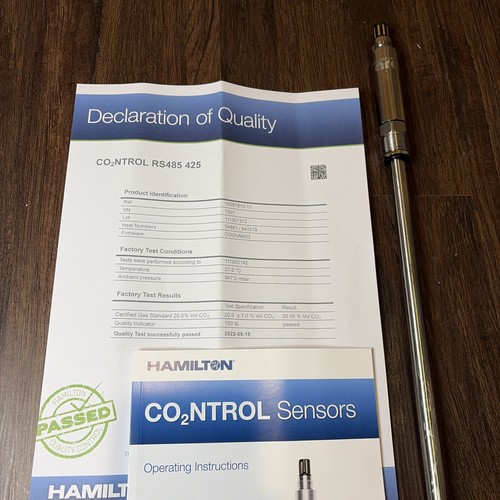 HAMILTON arc CO2NTROL RS485 425 CO2 Sensor Probe | eBay