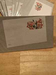 Lot Of 7 USPS Prepaid Forever Stamp Postal Post Card Fanciful Flowers 2015 NEW - Picture 1 of 5