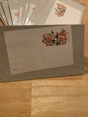 Lot Of 7 USPS Prepaid Forever Stamp Postal Post Card Fanciful Flowers 2015 NEW - Image 1 of 4