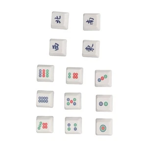 13x Gaming Keycaps 13 Key Personalized Chinese Style Mahjong Shape Cherry Hei XU - Picture 1 of 12