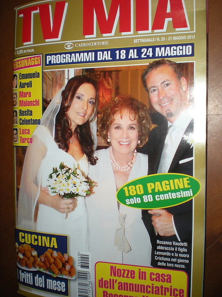 Tv MIa.ROSANNA VAUDETTI,ROSITA CELENTANO, MARA MAIONCHI,LUCA TURCO,iii - Immagine 1 di 1