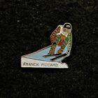 FRANCK PICCARD Ski Pin Badge Alpine Skier FRANCE Souvenir Travel Lapel