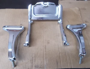 Harley-Davidson FXCWC Softail Rocker Rear Seat Pillion Support Brackets (EB/RM) - Picture 1 of 8