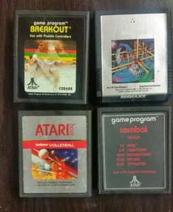 Atari game bundle  RealSports Volleyball Breakout Combat - Picture 1 of 4