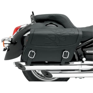 Saddlemen Highwayman Tattoo Saddlebags - Flame (Black) Large | X021-05-0411 - Bild 1 von 4