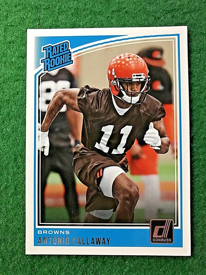 2018 Donruss #341 RC Antonio Callaway Chiefs Bears - Image 1 of 4
