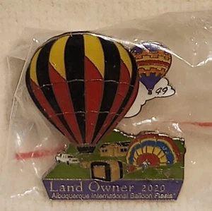 2020 LAND OWNER ALBUQUERQUE INTERNATIONAL BALLOON FIESTA BALLOON PIN - Picture 1 of 2