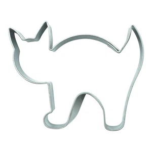 Ausstecher Katze mit Buckel 6 cm Plätzchenausstechform Keksausstecher Halloween - Bild 1 von 3