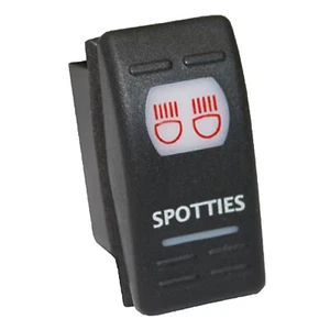 SPOTTIES 222R Rocker Switch 12 volt 16amp ON OFF for Silverado Escalade Tundra - Imagen 1 de 1