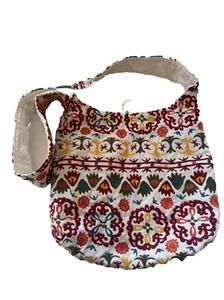 Limited Edition Boho bestickt Schultertasche Crossbody Tote Hobo Floral - Bild 1 von 8