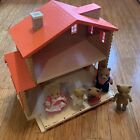 1986 Bandai Calico Critters Maple Town Story Bears Store And Bears