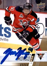 Yvan Mongo Signed 17/18 Upper Deck CHL card #287 Drummondville Voltigeurs