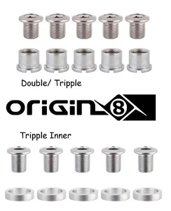 Chainring Sprocket Bolts Single Double Triple Inner Triple Set of 5 - Picture 1 of 4