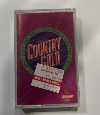 COUNTRY GOLD Volume 3 41023 Willie Nelson Roger Miller Kitty Wells Cassette Tape - Image 1 of 3