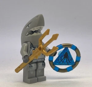 Lego Atlantis Shark Warrior atl004 with Treasure Key 8057 8060 8078 - Picture 1 of 6