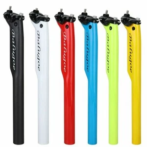 Bicycle Seatpost Carbon MTB Road Bike Seat Post 27.2/30.8/31.6*350/400 Offset 25 - Picture 1 of 28