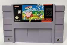 Kirby's Avalanche Super Nintendo SNES Game Cartridge Only