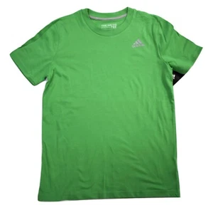 adidas Youth Boys The Go To Tee Green Shirt LOOK S, M, L - Picture 1 of 5