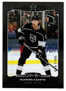 22/23 2022 O-PEE-CHEE OPC ADRIAN KEMPE #536 BASE ALL-STARS RAINBOW BLACK /100