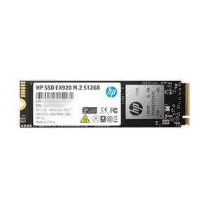 HP SSD EX920 M.2 512 GB PCIe 3.0 x4 NVMe 3D TLC NAND interne SSD 2YY46AA#ABC - Bild 1 von 4