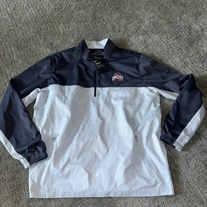 NWT Men's Nike Shield Lightweight 1/4 Zip Jacket - Ohio State Buckeyes - Large - Picture 1 of 4