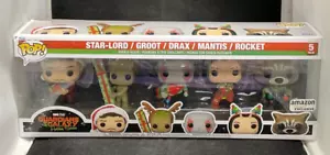 Funko Pop! Marvel Los Guardianes de la Galaxia Holiday Special 5 Pack Amazon NUEVO - Imagen 1 de 3