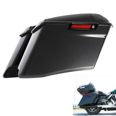 Alforjas estiradas de 4" aptas para Harley Touring Road Glide 14-24 Foto 1 de 4