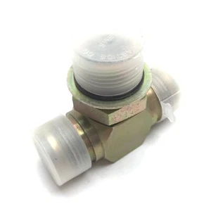 Montaje en T hidráulico 6803-16-16-16-NWO, 1" macho JIC 37 grados, 1" ORB macho - Imagen 1 de 4