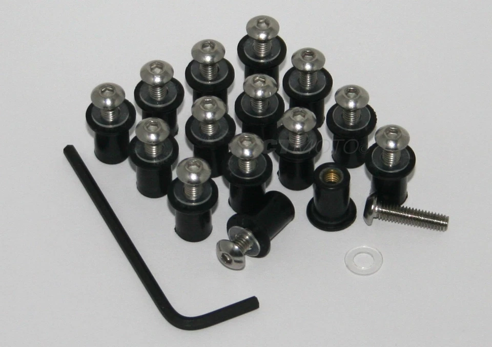 Carenado Ducati INOX TORNILLOS Tornillos Goma Kit 748 916 996 998 CTMOTO Foto 1 de 1