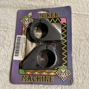 Joker Machine Fork Mount Marker Lights Blinkers 41MM Smooth - Foto 1 di 5