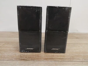 Nuevo - Par de Altavoces BOSE Jewel Doble Cubo Negro Estilo de Vida Acoustimass Cubos - Imagen 1 de 4