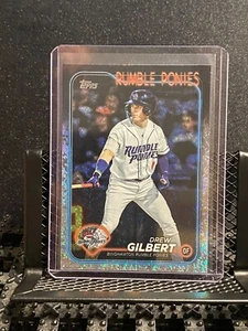 Drew Gilbert 2024 Topps Pro debut lámina brillante #129/175 - Rumble Ponies/Mets - Imagen 1 de 2