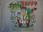 Vintage 90's Mr. Happy Home Owner Gray Sleeveless Shirt Size L
