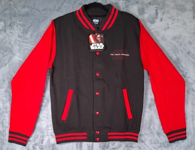 Star Wars Varsity Sudadera Chaqueta Talla Mediana El Despertar de la Fuerza Nueva Con Etiquetas Foto 1 de 4