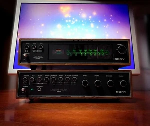 Sony TA-70 + ST-70 ๐RaRe๐ Vintage Stereo Amplifier & Tuner Deck Bundle - Picture 1 of 5