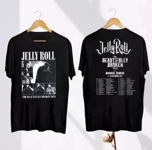 Jelly Roll Tour 2024 T-Shirt, Jelly Roll Fan Gift, Jelly Roll The Beautifully Br - Picture 1 of 8