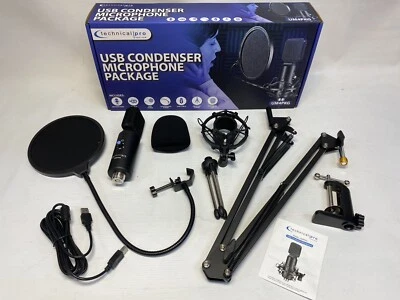Paquete de micrófono condensador USB Technical Pro UM4PKG Foto 1 de 4
