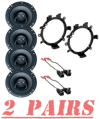 Cerwin Vega Front.Rear 300W Speaker for 1999-2006 Silverado Crew Cab 4 DOOR ONLY