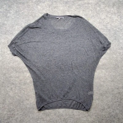 Suéter Vince Para Mujer Talla Mediana Gris Carbón Lana y Seda Manga Corta Foto 1 de 4