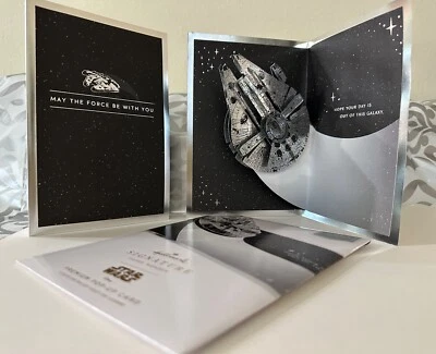 SELLO DE TARJETA 3D EMERGENTE CUMPLEAÑOS STAR WARS PARA TODOS LOS AMANTES DE STAR WARS! NUEVO CON ENV Foto 1 de 4