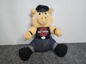 Harley-Davidson Biker Hog 1998 peluche cerdo - usado - - Imagen 1 de 13