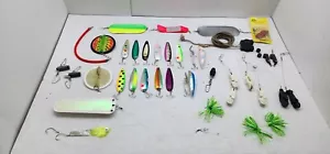DOWNRIGGER TACKLE LURE SILVER STREAK SPOON DODGER RELEASE STACKER DIPSY J-PLUG - Picture 1 of 24